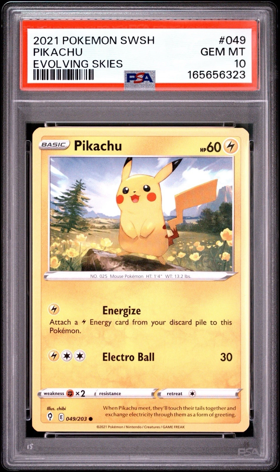 Pikachu - Evolving Skies #49 Price & Value ($0.38) | PokeScope