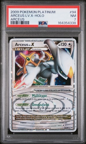 Arceus LV.X graded PSA 7 for sale on eBay