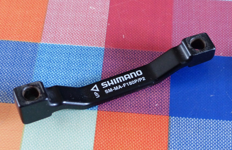 Shimano SM-MA-F180P/P2 180mm post-mount disc brake adapter (16.3)