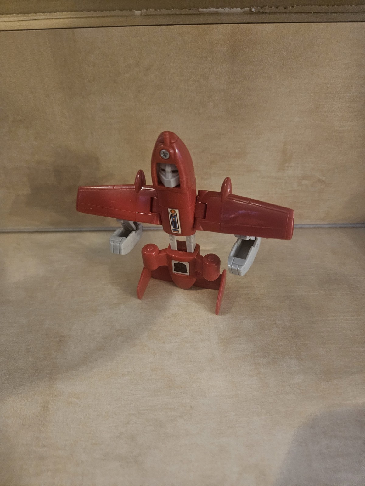 Vtg 1985 Hasbro G1 Transformers POWERGLIDE Red Plane Minibot Action Figure