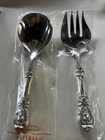 Francis Reed and & Barton Sterling Silver Fork Spoon Salad Serving Set
