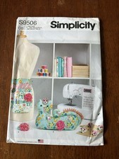 Simplicity S9506 Sewing Pattern - Cat Organizer with Mouse Pincusion, Apron, Sew