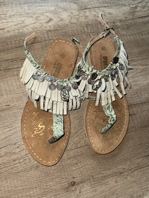 PRETTY HOT AND TEMPTING P.H.&T. Sandalen Boho Schick Leder Gr 39