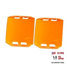 2pcs 4 Inch Led Pods Light Covers Off Road Lights Cover Light 2pcs Amber Covers