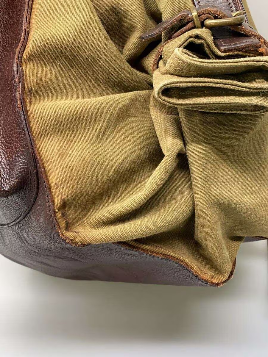 IL BISONTE Backpack Leather Brown Solid Color - image 7