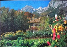 Jumbo Puzzle 3000 Teile Bauernhaus bei Reiteralp Komplett  Rarität Genial!