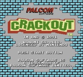 Crackout Nintendo NES con manuale 8 bit retr&ograve; PAL 1991 #0546