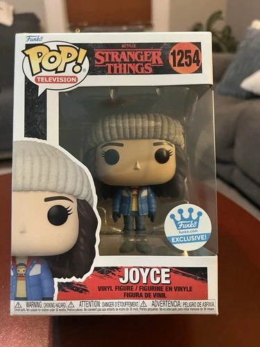 Funko Pop! Stranger Things - Joyce Exclusive #1254 W/Protector Box Damage