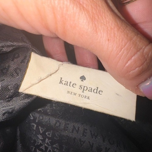 Kate Spade Black Tote Bag Satchel Handbag Purse Gold Hardware - Picture 9 of 15
