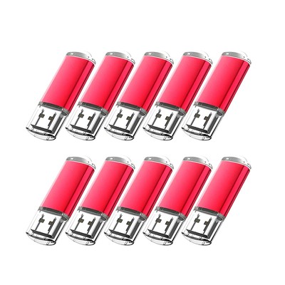 10x USB Stick 2.0 Rot Memory Speicherstick Speichermedien Flash Drive USB 2 GB