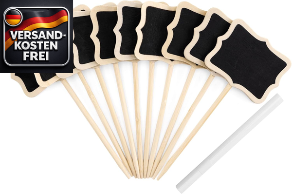 Pflanzschilder Holz 24 Cm Wetterfest Beschreibbar FüR Garten Hochbeet KräUter 20-image
