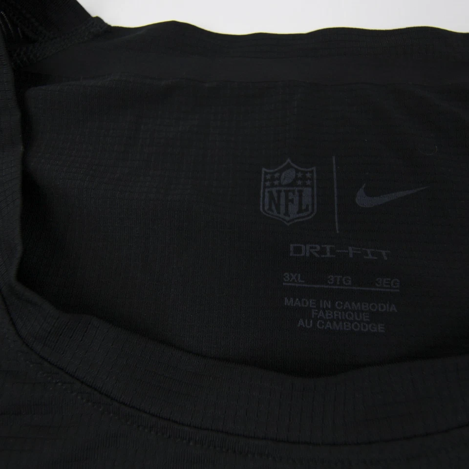 Nike NFL On Field Sleeveless Shirt Men's Black Used - Image 4 of 4