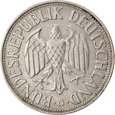 #820829 M&uuml;nze, Bundesrepublik Deutschland, Mark, 1959, Karlsruhe, SS, Copper-n