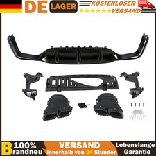 Heckdiffusor Diffusor + Auspuff Auspuffblenden f&uuml;r Mercedes Benz W213 S213 DE