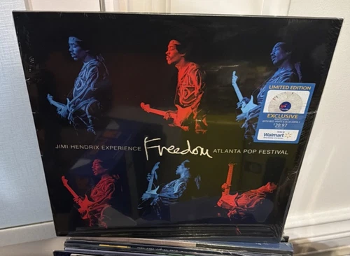 Jimi Hendrix Freedom Atlanta Pop Festival White Vinyl W/Red Blue Swirls SEALED