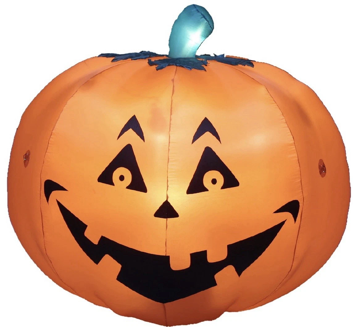 Gemmy prototype 2002 8ft Wide JackOLantern Pumpkin Halloween Airblown Inflatable