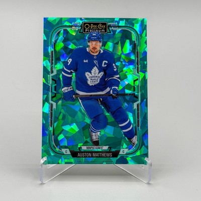 2025-26 O-Pee-Chee Platinum Auston Matthews Turquoise Fragments /249 Leafs