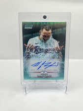 2025 Stadium Club #SCCA-WL Wyatt Langford Chrome Auto Turquoise /99