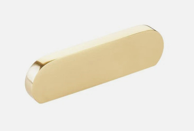 Schaub 10041-VB Cafe Pull, Modern Oval, Vintage Brass, 3'' C-C Lot of 2
