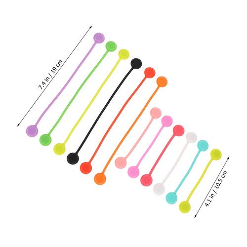 12 Pcs Mobile Phone Headset Winder Miss Cable Holder Storage Magnetic Organizer - 第 11/11 張圖片