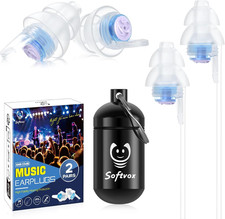 Concert Ear Plugs with Cord, Advanced Filter for High Fidelity Earplugs Noise...
