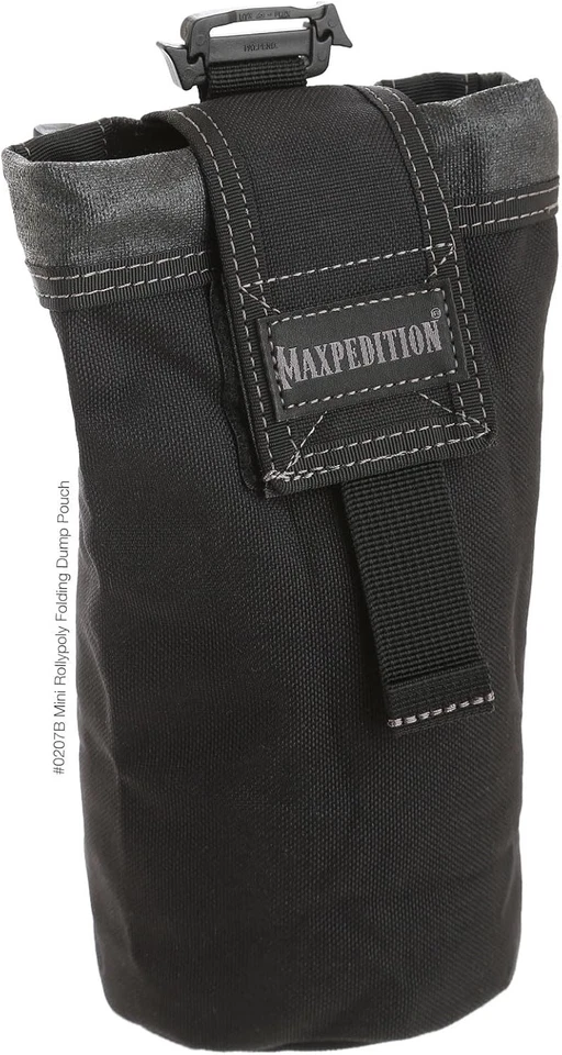 MAXPEDITION Mini Rollypoly Bolsa de Volteo Plegable Talla Única, Negro  Foto 2 de 4