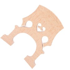 Maple Wood Cello Bridge Replacement Parts Instrument Accessory For 4/4 3/4