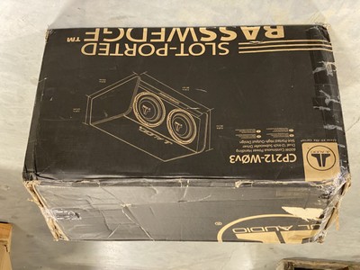 JL Audio CP212-W0v3: Dual 12W0v3 BassWedge Ported- Black