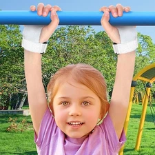 2 Gymnastics Hand Grips Gloves Wristbands, Gymnastic Hand Grips Gymnastic Bar...