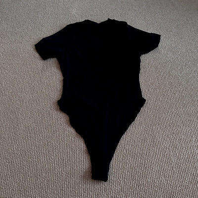 Kim Kardashian Skims Onyx Summer Mesh T-Shirt Bodysuit, Size 3X NWT