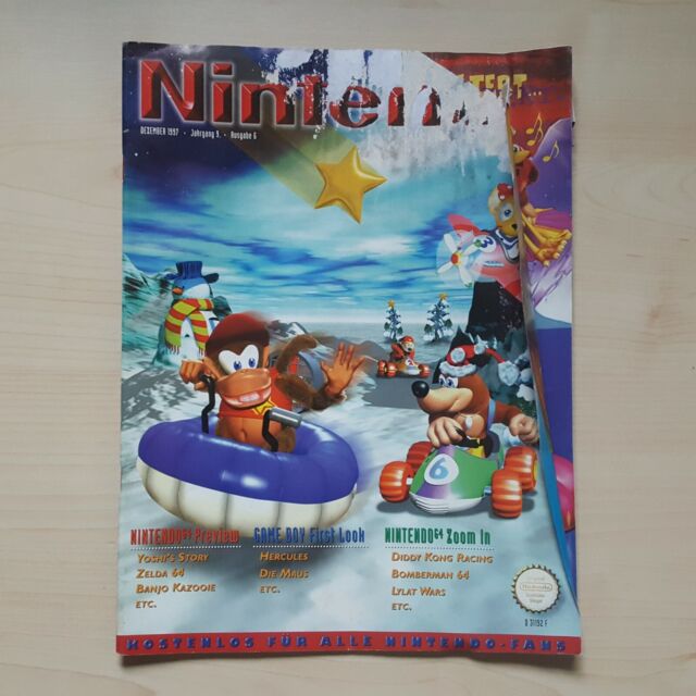 Club Nintendo Magazin Dezember 1997 Jahrgang 9 Ausgabe 6 (SCHLECHTER ZUSTAND)