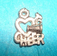 Cheerleader Charm Cheerleading Charm Competition Cheer Charm Love to Cheer Charm