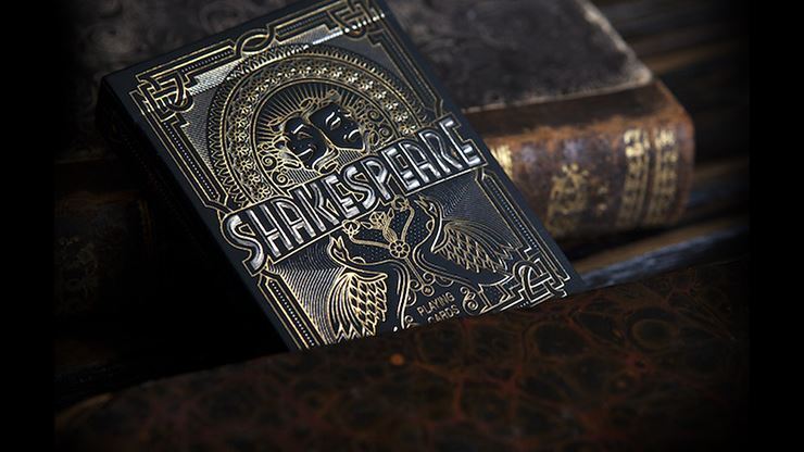 Shakespeare (Black) Playing Cards, A Great Gift for Poker Players and Collectors
