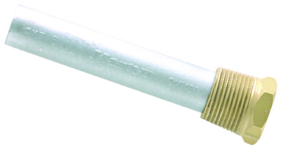 Martyr Zinc Pencil Anode 5/8'' x 2''  1/2'' NPT Thread CME2 Pencil W, Brass Plug