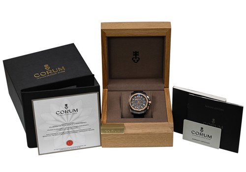 Corum Admiral's Cup AC-ONE 132.201.86 Chronograph 45MM Men Automatic Full Set - Picture 2 of 13