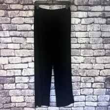 Chico's Travelers Black Elastic Waist Pull On Pants Size L