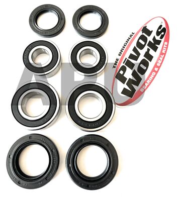 04-13 Yamaha 350 Raptor Front Wheel Bearings Pivot Works Lifetime Warranty
