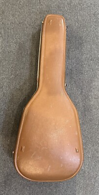 Vintage Ovation 1970's Brown Deep Bowl Guitar Hard Case w/Amber