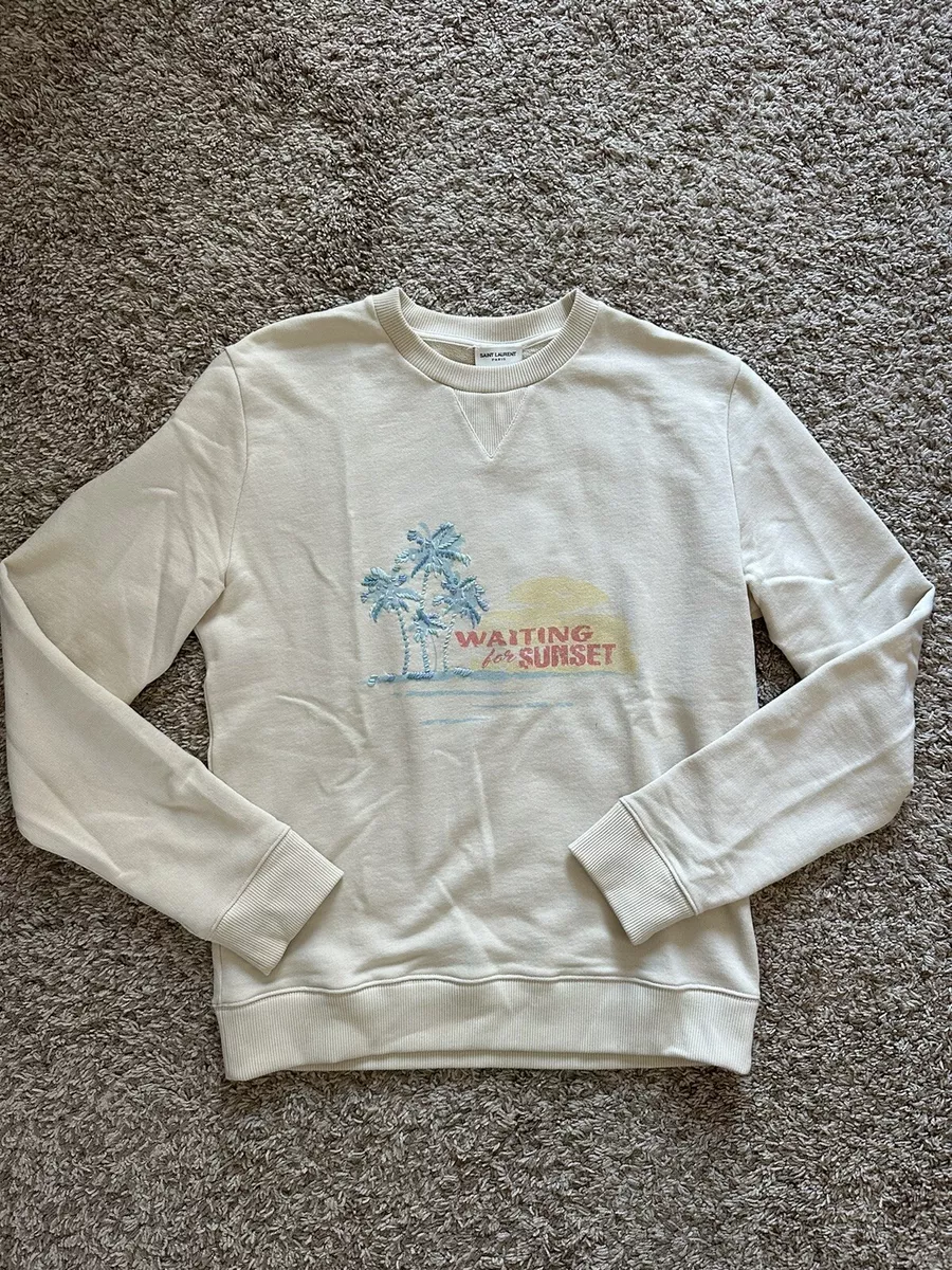 Saint Laurent Paris Waiting for Sunset Sweatshirt Sweater