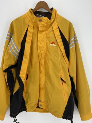 adidas jacket yellow and black
