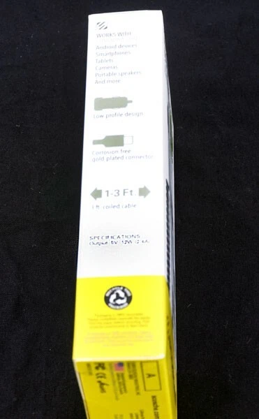 Scosche EZC12 12W Reversible Micro USB Car Charger w/StrikeDrive EZTIP Connector - Image 3 of 3