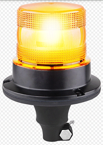 BALIZA ESTROBOSCÓPICA LED DE PELIGRO/ADVERTENCIA CON MONTAJE DIN FLEXIBLE EQPR65ABM-FD - Imagen 2 de 3