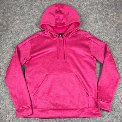Adidas Climawarm Pullover Hoodie Magenta Pink DT7782 Womens