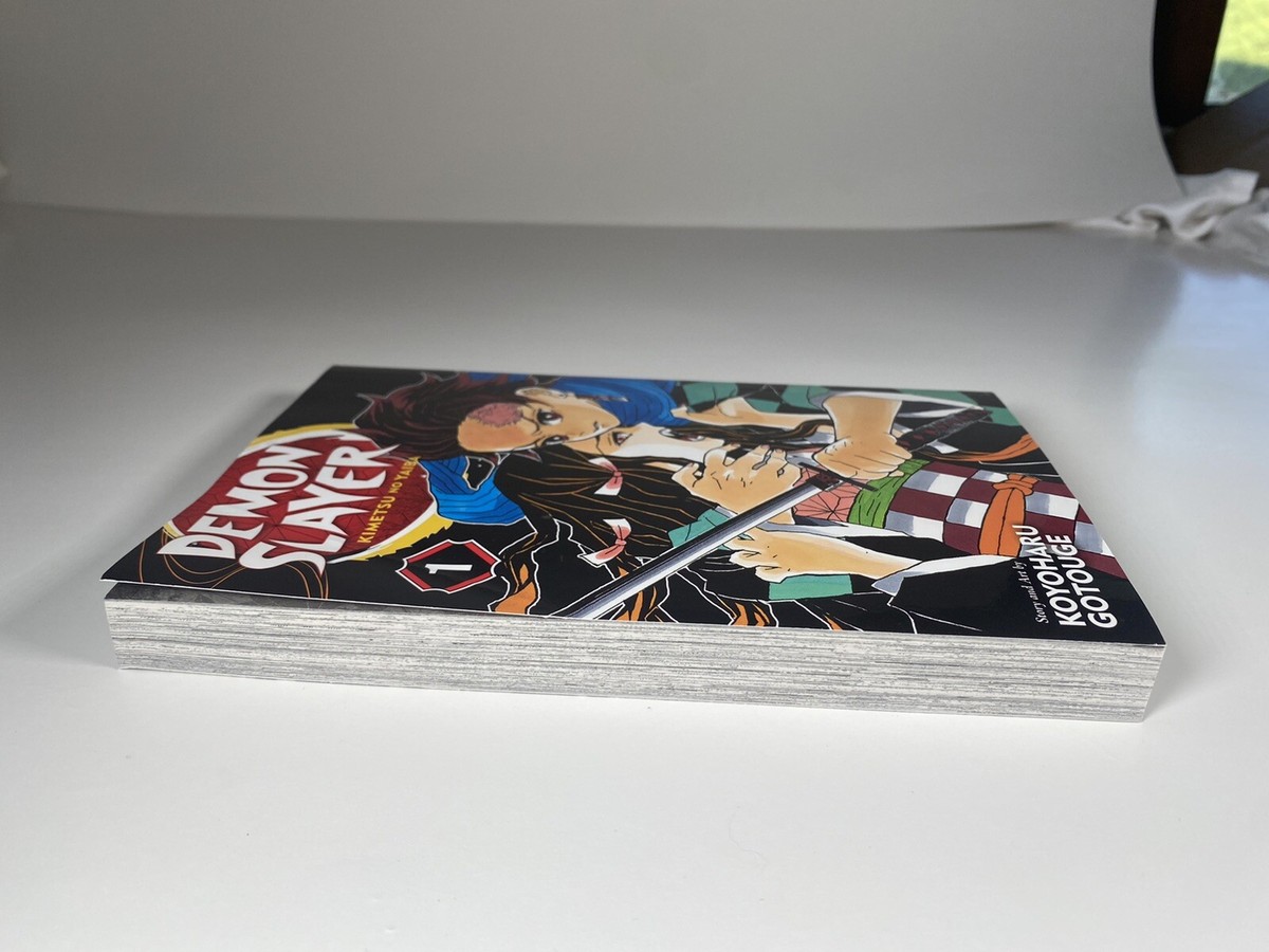 Demon Slayer Kimetsu no Yaiba Vol. 1 English Manga Koyoharu Demon Slayer Kimetsu no Yaiba Vol. 1 English Manga Koyoharu