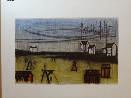 Bernard Buffet, La Petite Plage / A Small Beach - Picture 2 of 4