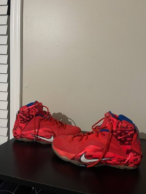 Nike LeBron 12 Independence Day Men's Size 6.5 (684593-616) 2015 NBA Shoes