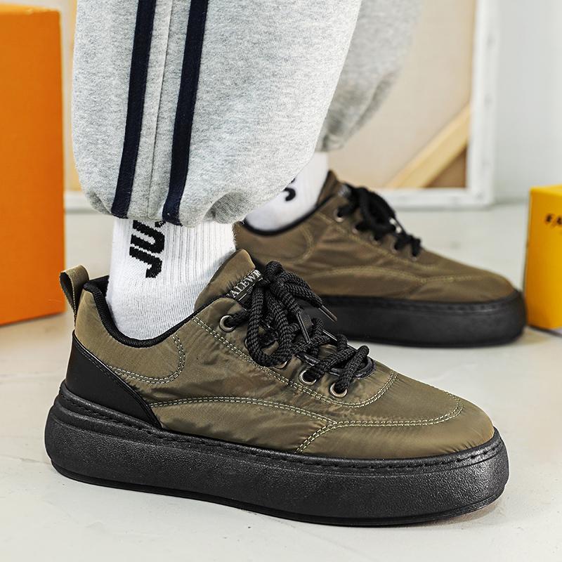 SAOLA Mocassini traspiranti da uomo giovani sport casual comfort stringati suola spessa scarpe pompa