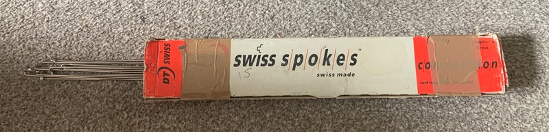 15x DT Swiss Competition J-Bend Spokes 260mm Silver Double Butted