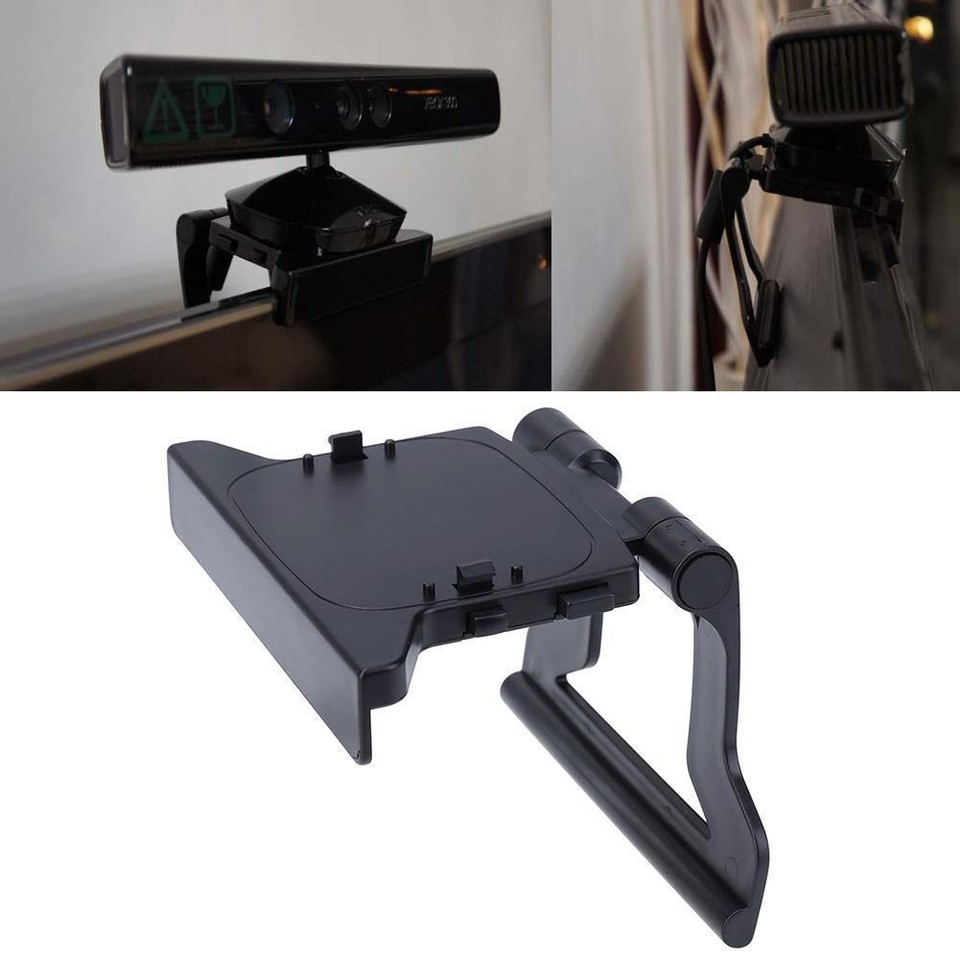 Replacement LOD TV Clip Adjustable Support Rack Black for Xbox 360