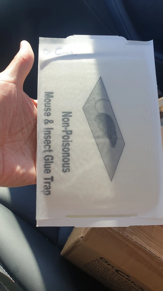 Dr Catch Ratones Pegamento Trampas Plagas Tablas Adhesivas 72 MAX Trampa Atrapar Arañas Insectos Foto 2 de 4